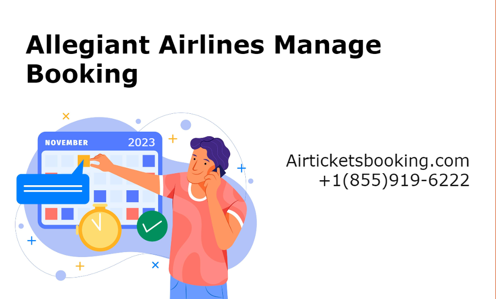 Allegiant Airlines Manage Booking - Modify Flights & My Trips