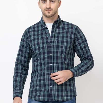 Buy Blue and Green Check Casual Shirt For Men Online In India Profile Picture