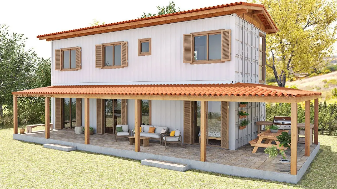 1.3 Million Viewers Can't Be Wrong: Amazing 4-Container Home Design | Living in a Container