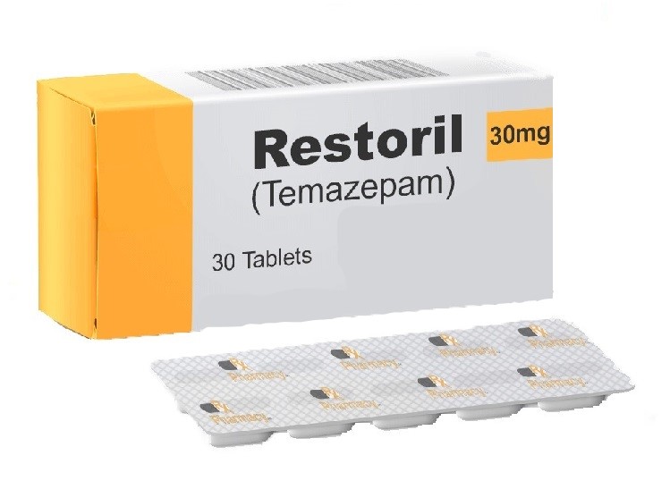 Temazepam 30 MG Restoril tablet