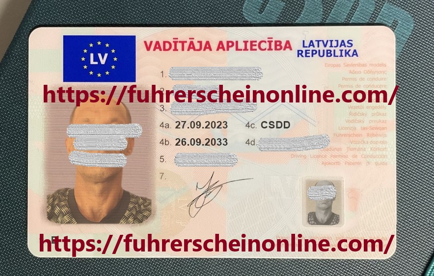 Latvia Driver’s License For Sale | Fuhrerschein
