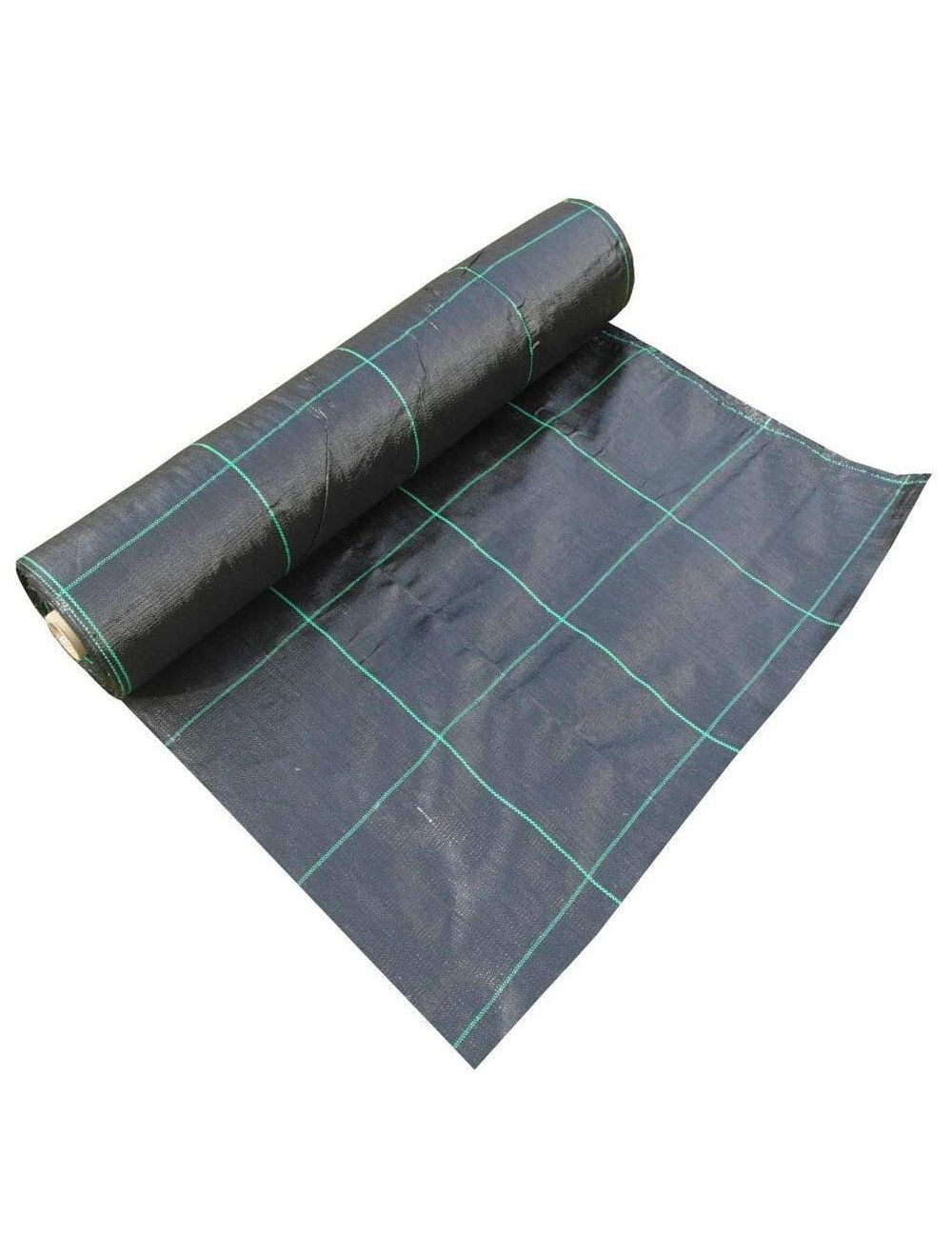 Heavy Duty Black Weed Control Membrane - 100gsm Roll - Netting Store