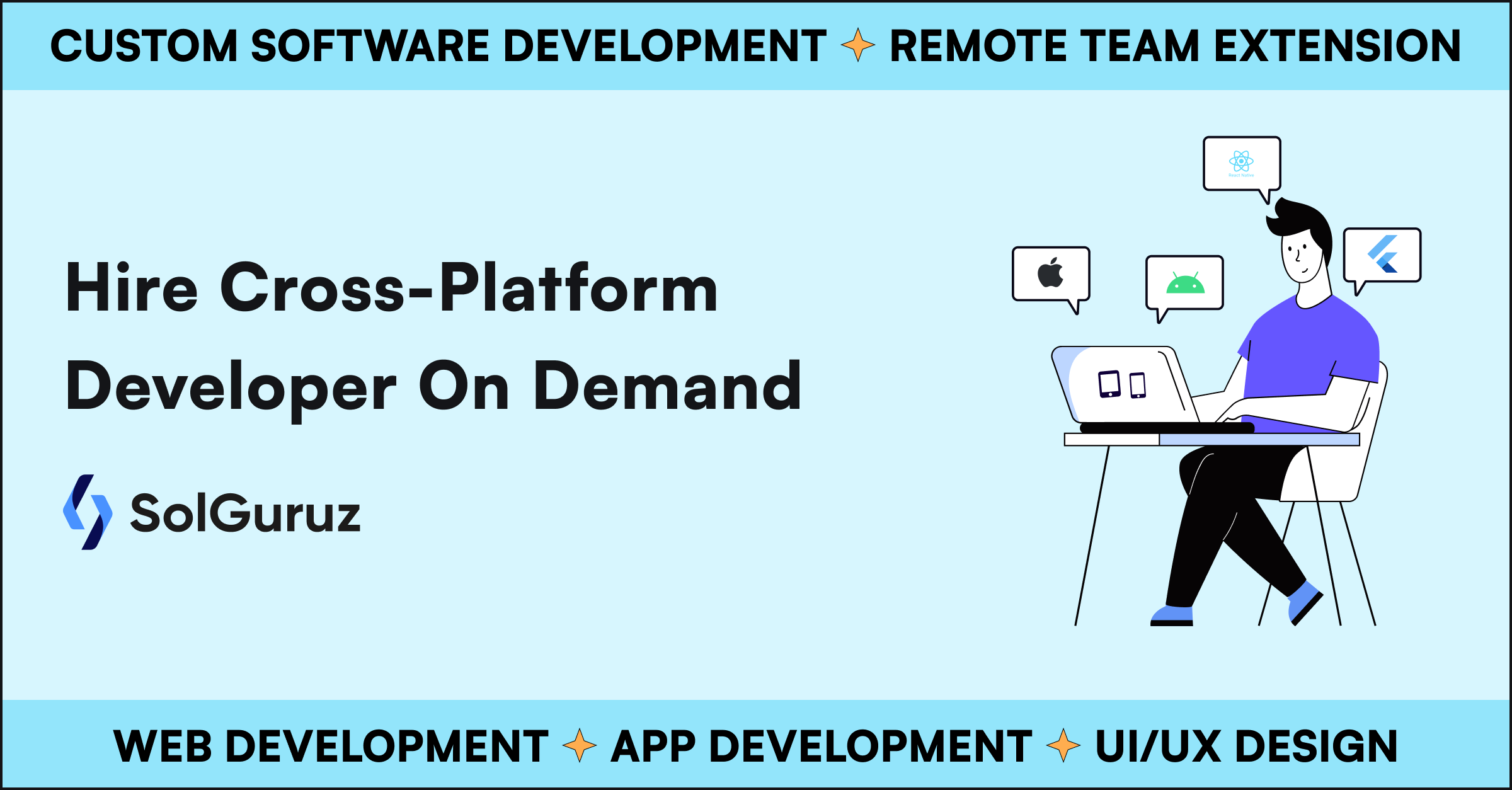Hire Dedicated Cross Platform Mobile App Developers | SolGuruz