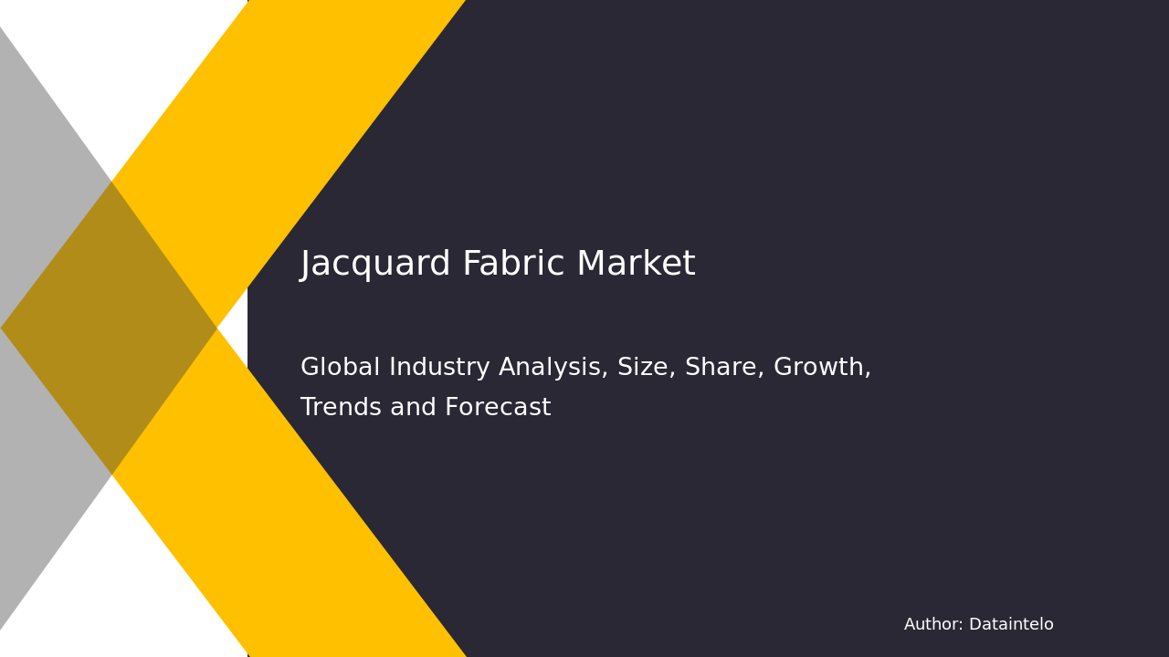 Jacquard Fabric Market Research Report 2032