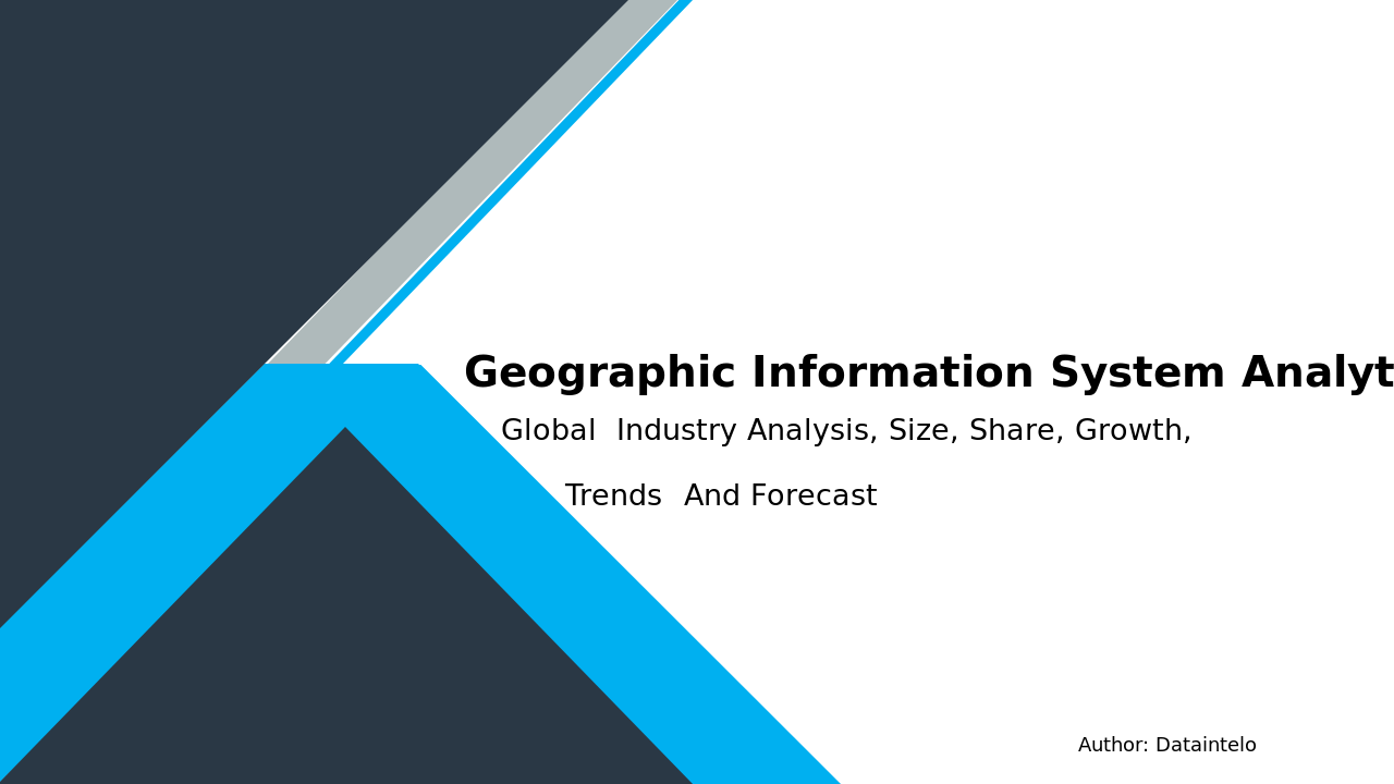 Geographic Information System Analytics Market Report | Global Forecast From 2025 To 2033