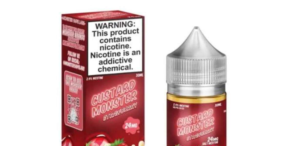 Exploring Custard Monster Strawberry & Vanilla Salt Nic: A Flavorful Ride for MTL Vapers