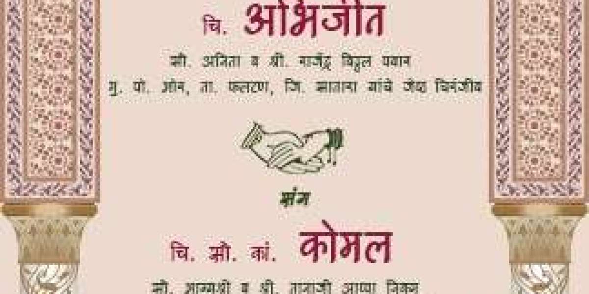 Timeless Elegance: Celebrate Traditions with Hindi Wedding Invitation Card Designs from CraftyArt