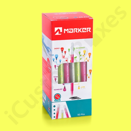 Custom Marker Boxes | Lowest Rates Packaging