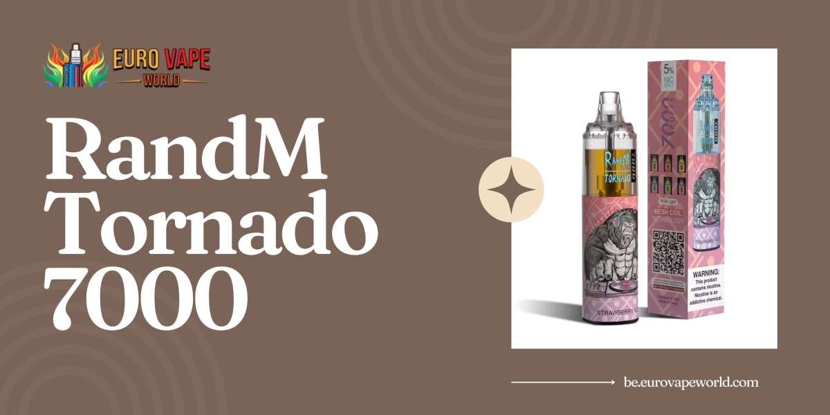 Ontdek de RandM Tornado 7000 – Innovatieve Wegwerp Vape nu ook in België verkrijgbaar