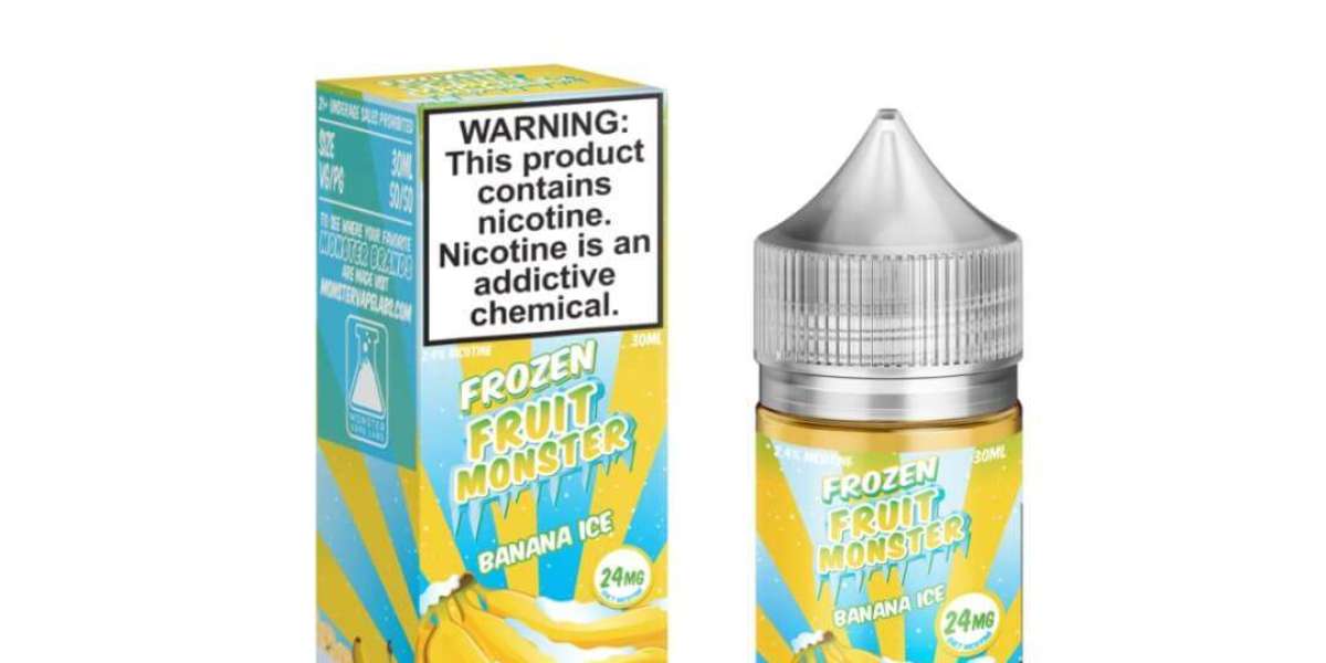 Banana Ice Frozen Fruit Monster Salt – Smooth Banana with a Cool Menthol Kick