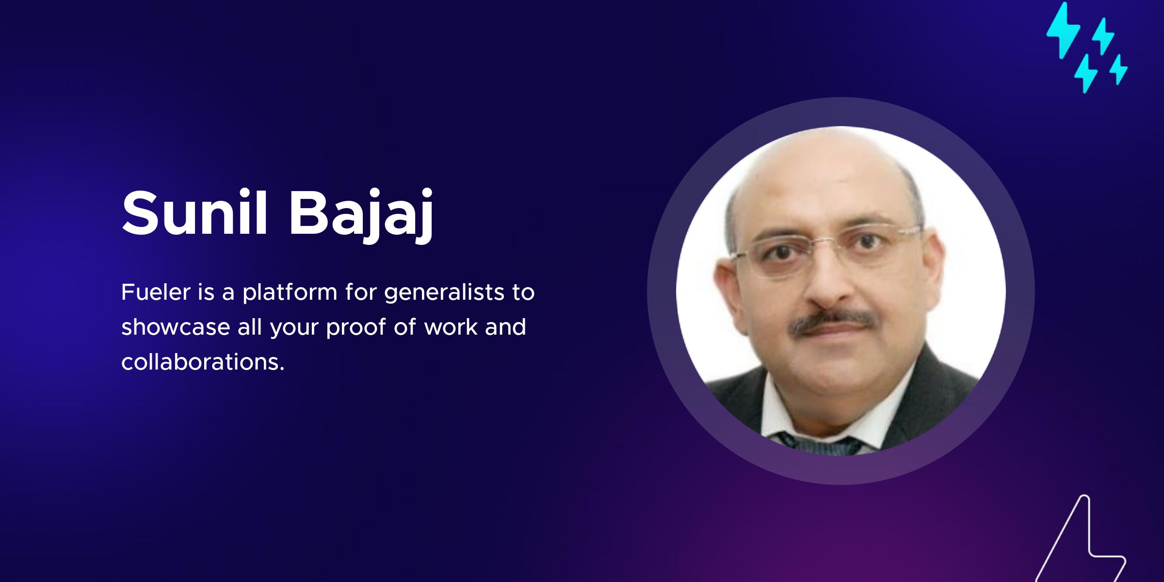 Sunil Bajaj on Fueler.io