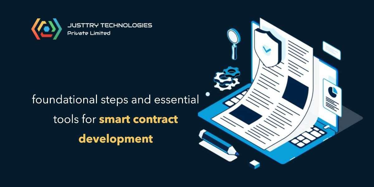 What are the foundational steps and essential tools required for smart contract development?