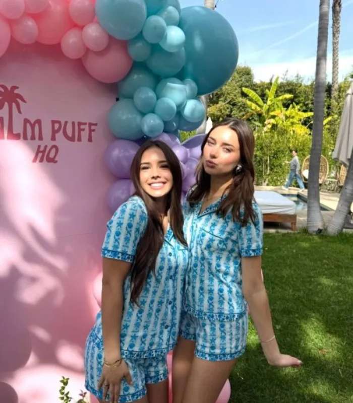 Pink Palm Puff One