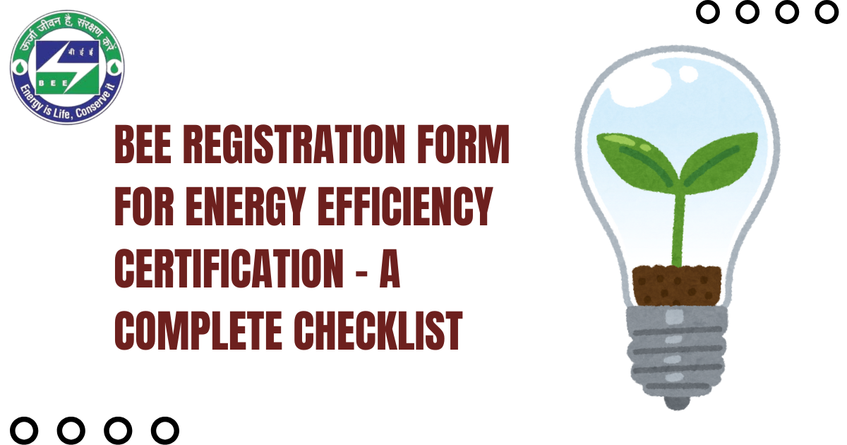 BEE Registration Form for Energy Efficiency Certification – A...