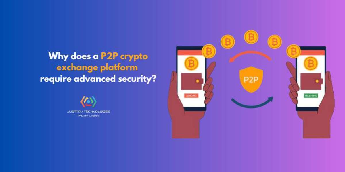 Why does a P2P crypto exchange platform require advanced security?