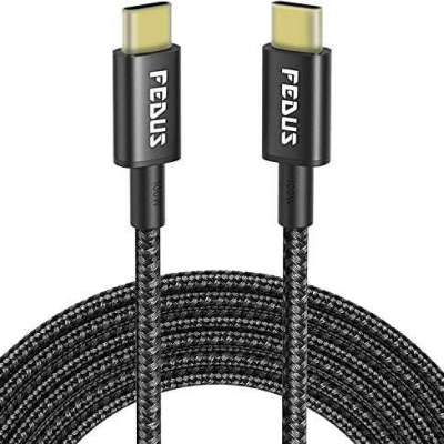 FEDUS Type C to Type C Fast Charging Cable USB 3.0 20V/5A Fast PD Charger 100W Output USB C to USB C Profile Picture