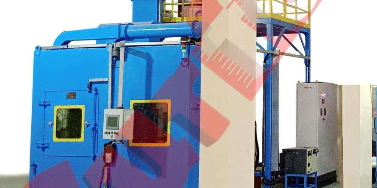 Tumblast Shot Blasting Machine Manufacturing by SurfexIndia