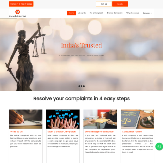 Law Firm Website Design Company in Delhi | Chahar Technologies