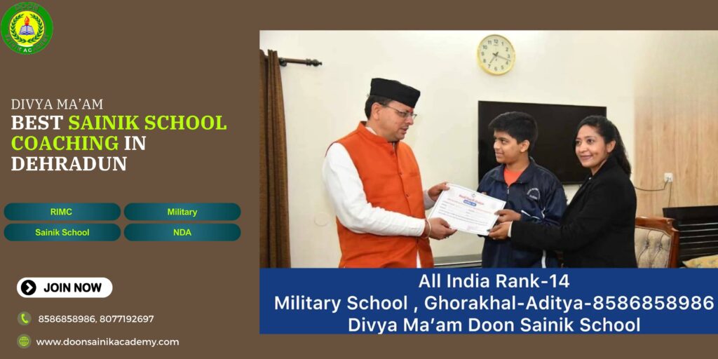 Best Sainik School Coaching in Dehradun – RIMC, RMS - Doon Sainik Academy