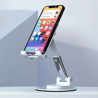 FEDUS FEMO Mobile Holder Stand 360° Rotation Mobile Stand Portable & Foldable Mobile Holder with Profile Picture