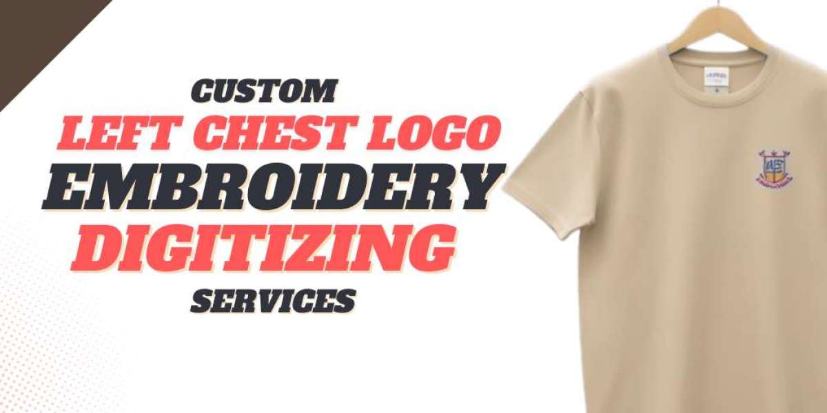 Expert Left Chest Logo Embroidery Digitizing Services for Precision Stitching