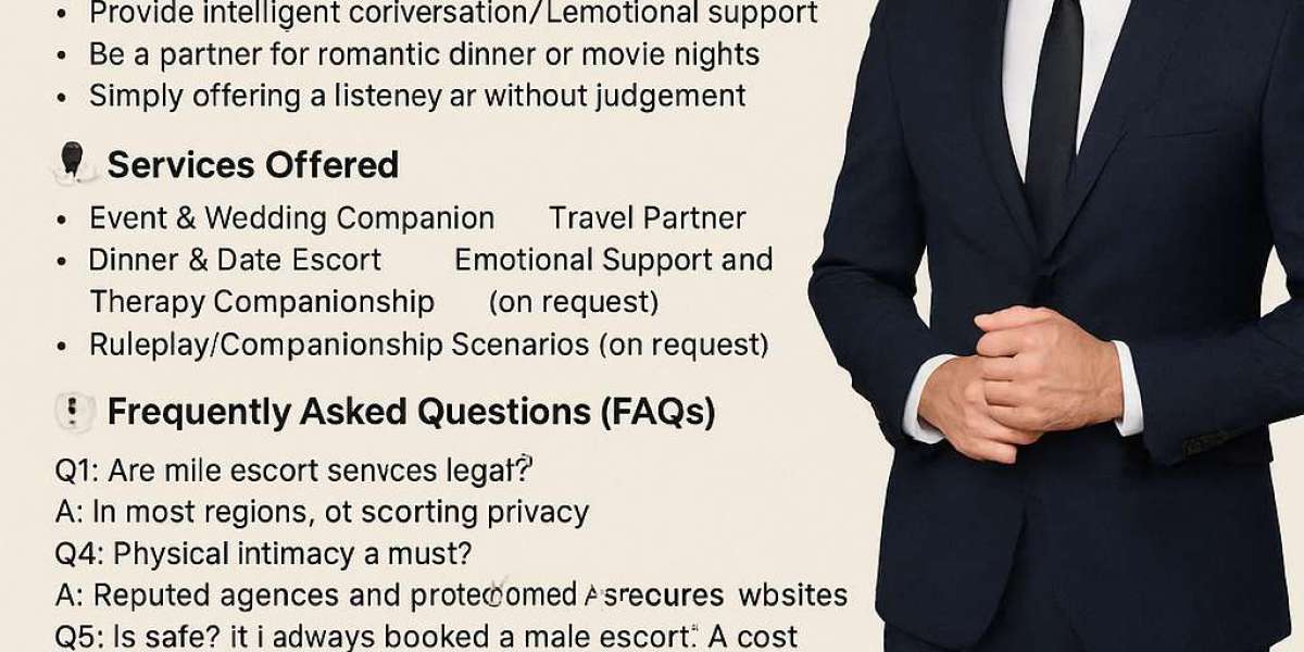 The Rise of Male Escort Services: Confidence, Companionship, and Class