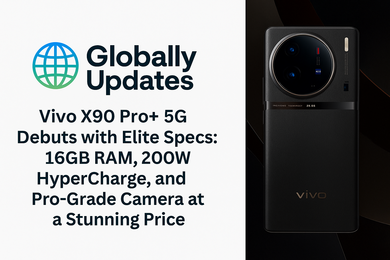 Vivo X90 Pro+ 5G Launches with 16GB RAM & 200W Charge