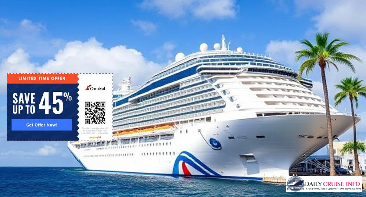 2025 Carnival Cruise Parking & Promo Code Deals