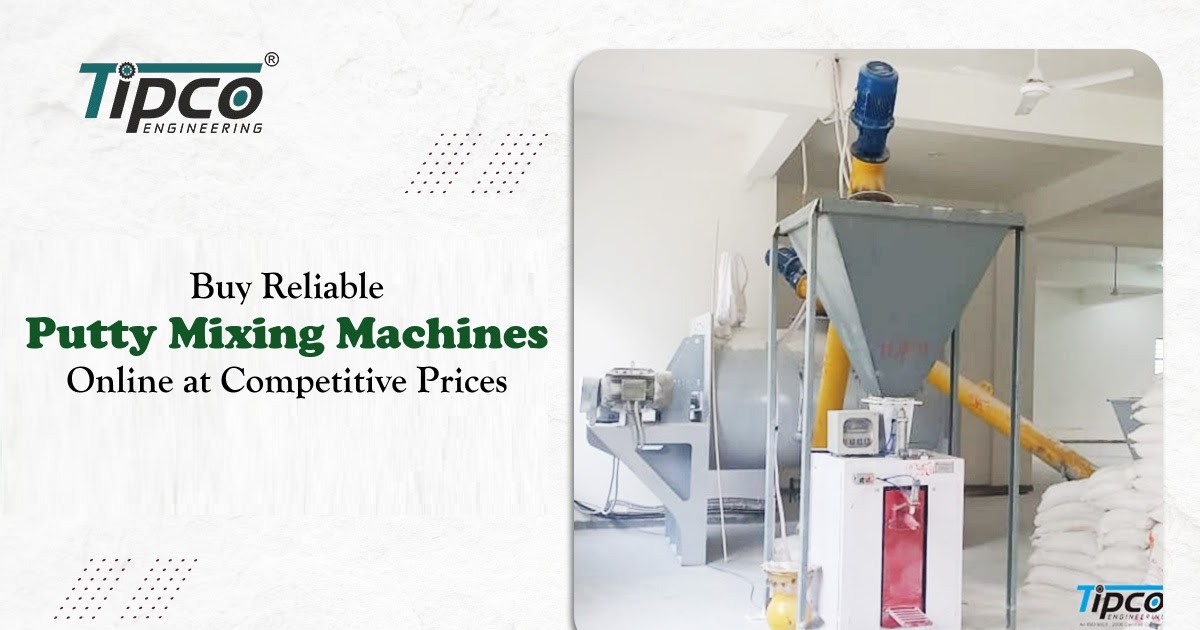 Buy Reliable Putty Mixing Machines Online at Competitive Prices