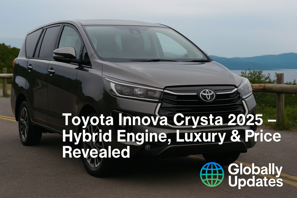 Toyota Innova Crysta 2025 – Hybrid Engine, Luxury & Price Revealed