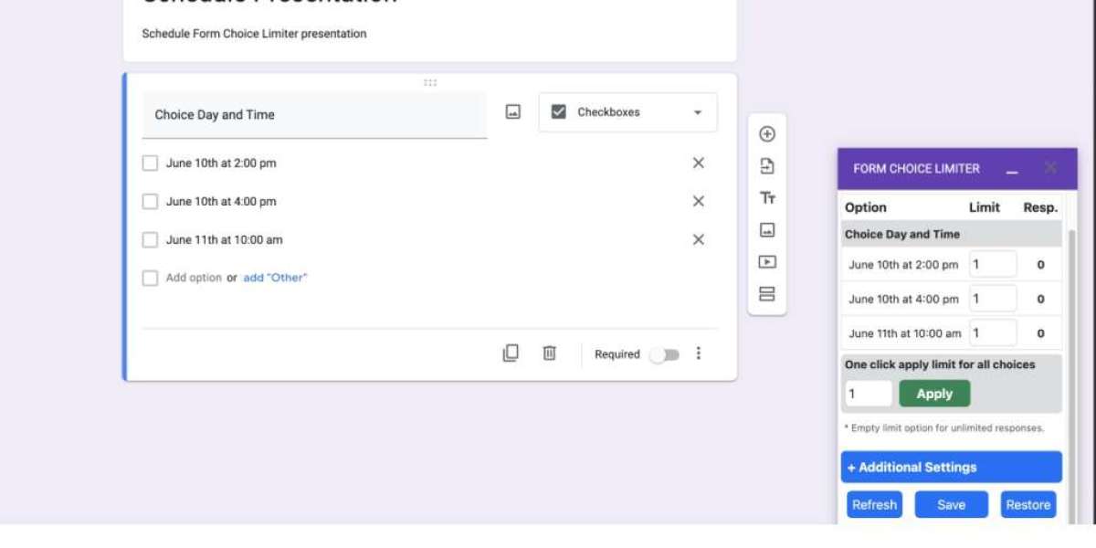 How To Limit Number Of Responses In Google Forms