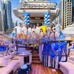 yacht birthday party in Dubai