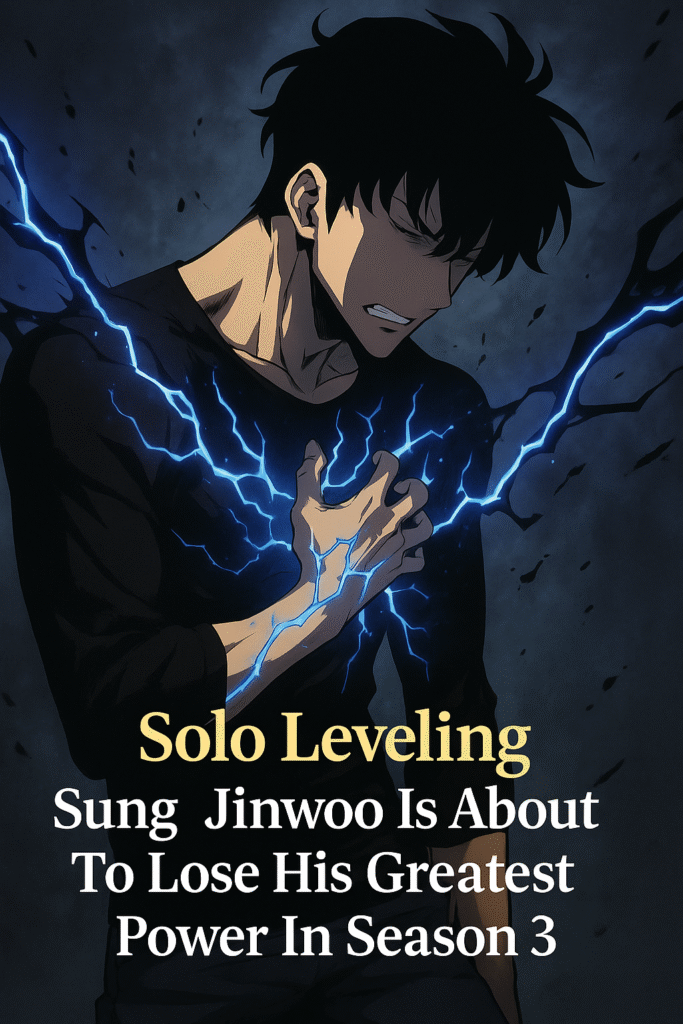 Solo Leveling Sung​ Jinwoo Is About To Lose His Greatest Power In Season 3