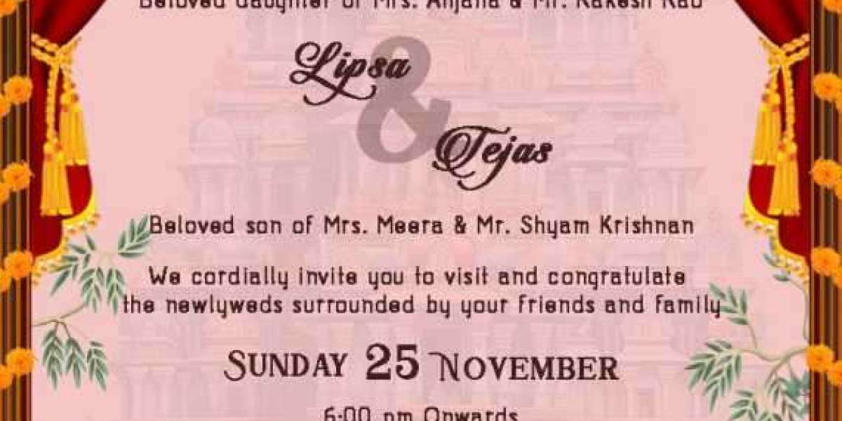 Engagement invitation template tamil