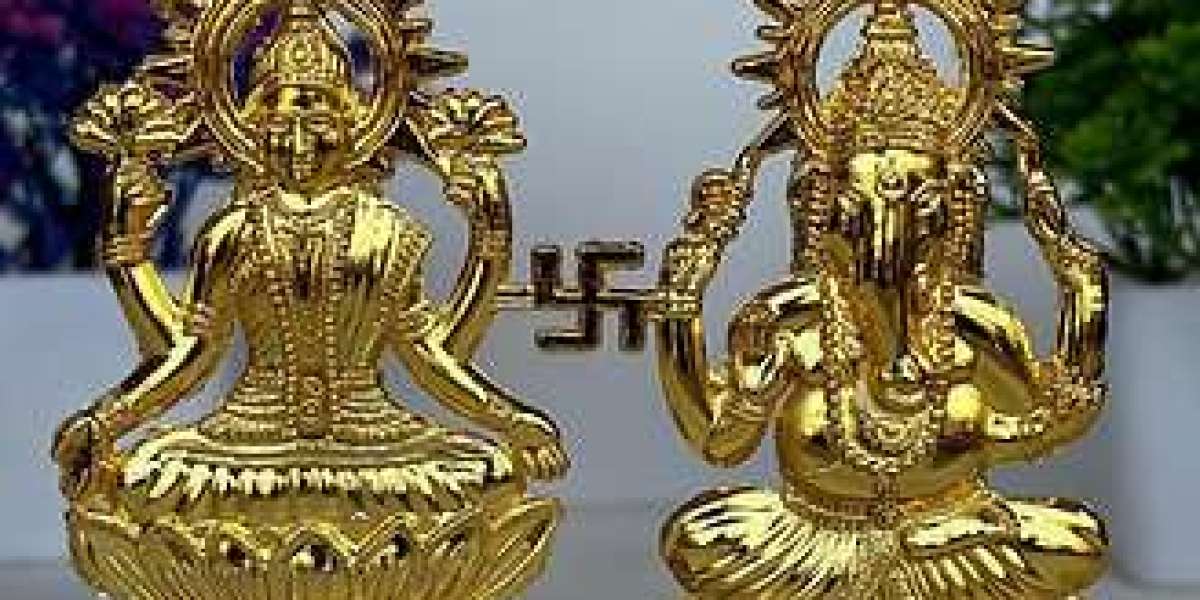 Metal Laxmi-Ganesha Statue – A Symbol of Divine Prosperity and Wisdom