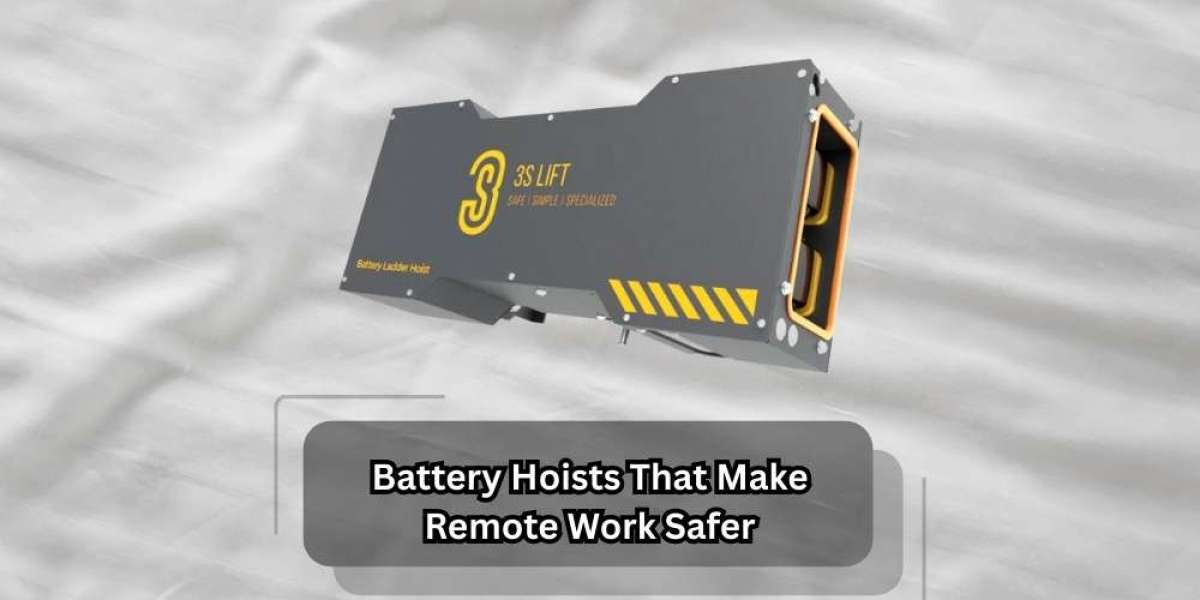 Battery Hoists That Make Remote Work Safer