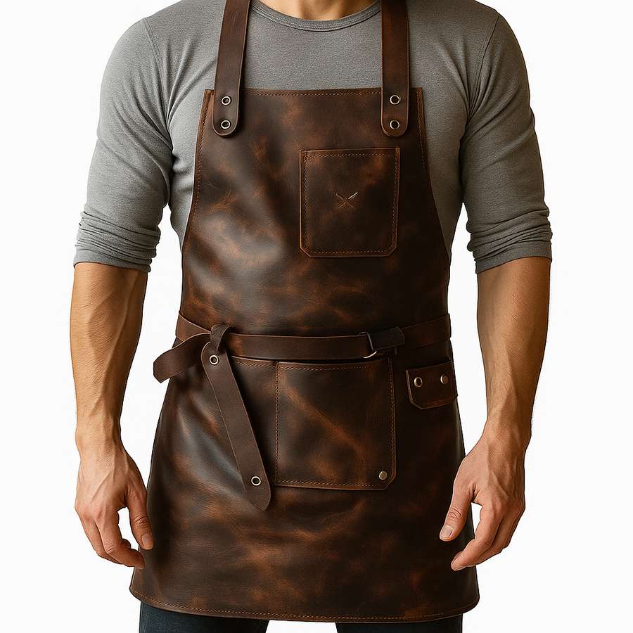 leather apron cooking