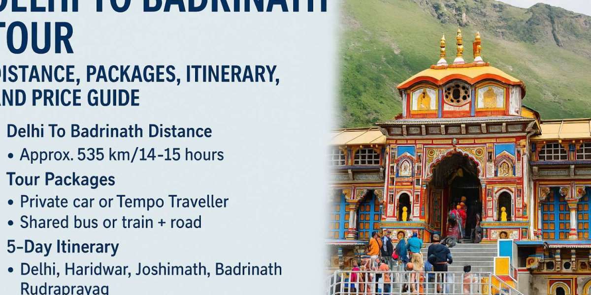 Delhi to Badrinath Tour Package 2025 – Distance, Price, Itinerary & Travel Guide