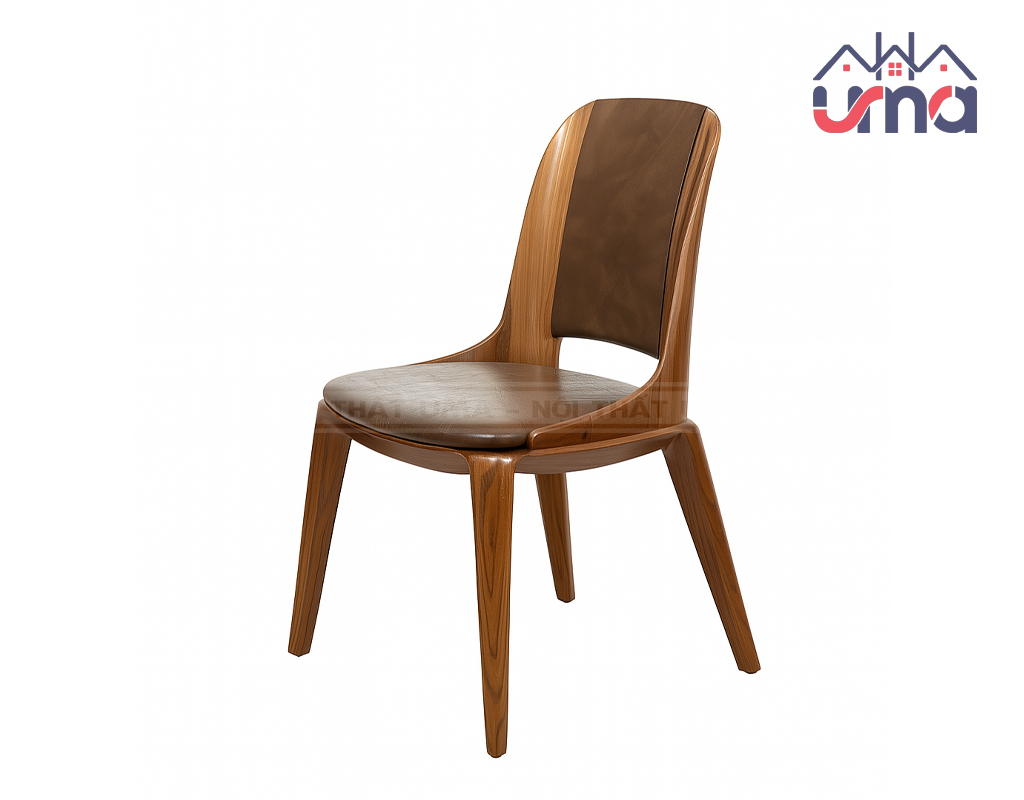 Ghế Ăn Gỗ Óc Chó Bọc Da Cao Cấp GOC043 - Nội Thất UMA