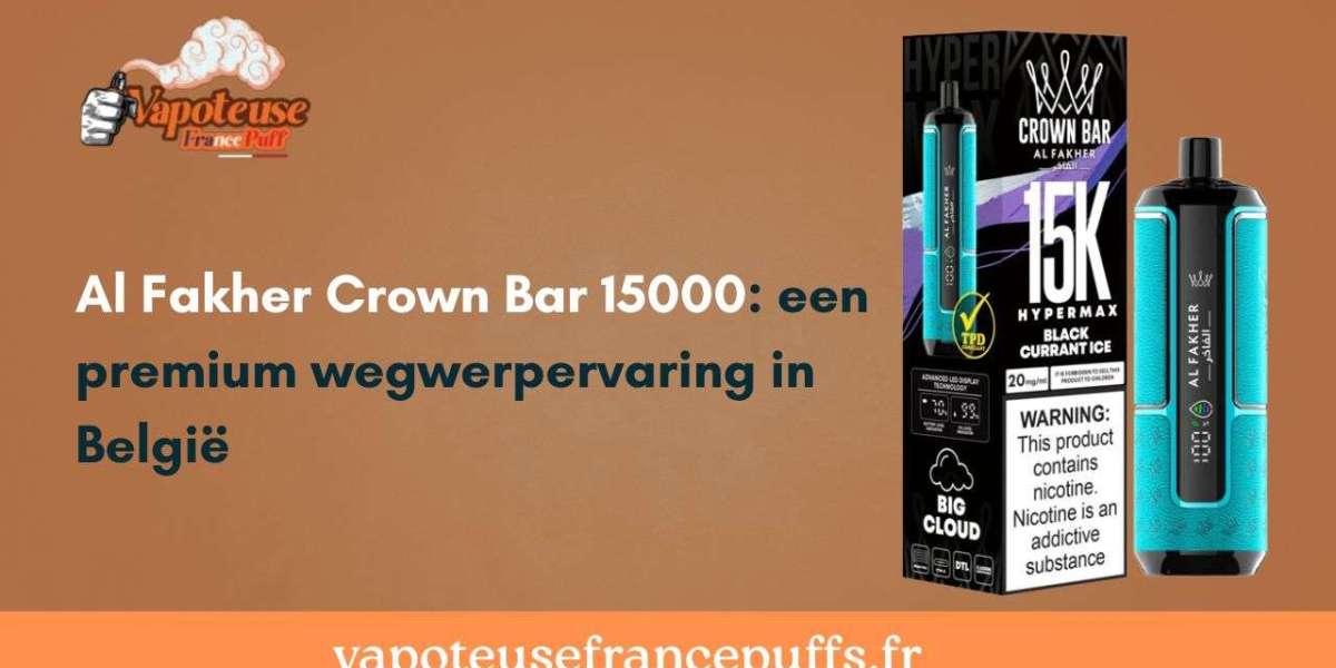Al Fakher Crown Bar 15000: een premium wegwerpervaring in België