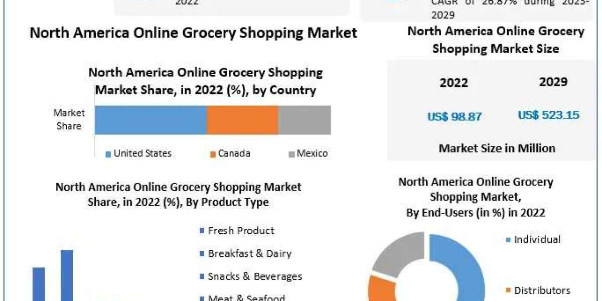 North America Online Grocery Shopping Market Trends, Forecast Analysis, and Growth Drivers (2023-2029)