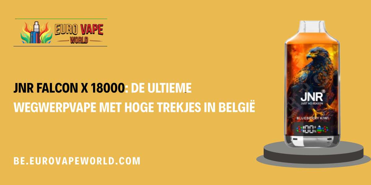 JNR Falcon X 18000: de ultieme wegwerpvape met hoge trekjes in België