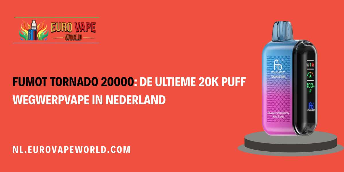 Fumot Tornado 20000: de ultieme 20K Puff wegwerpvape in Nederland