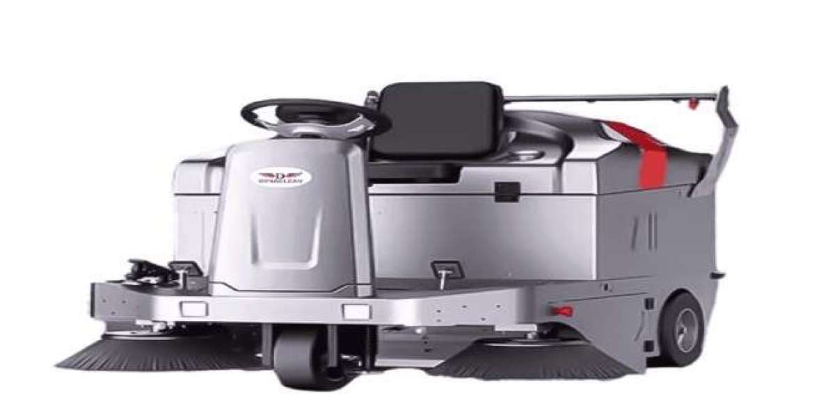 Durable Ride on Sweeper Machine Solutions by Dynaclean Industries Today