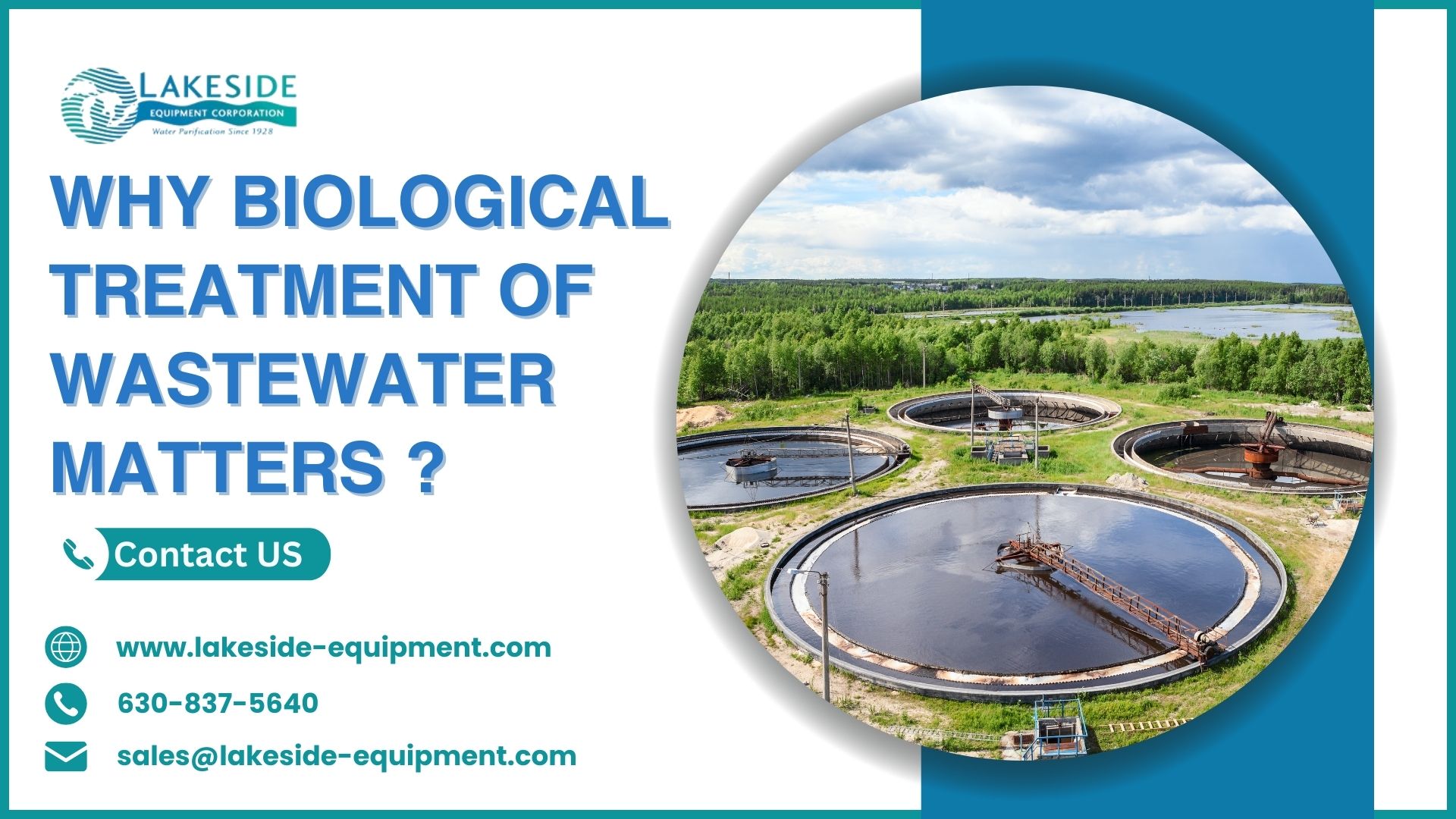 Why Biological Treatment of Wastewater Matters ? – Lakeside-Equipment