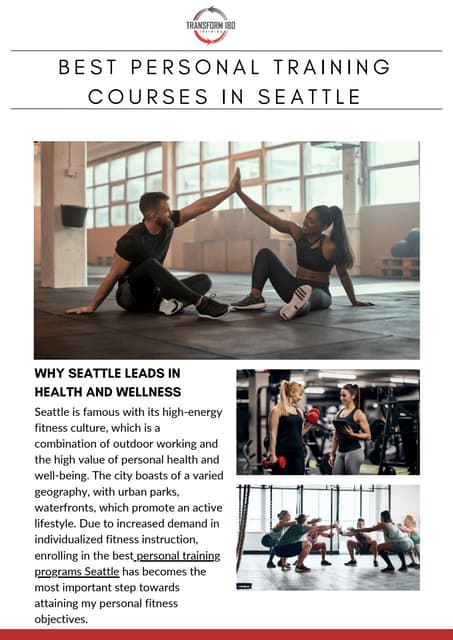 Best Personal Training Courses in Seattle | PDF