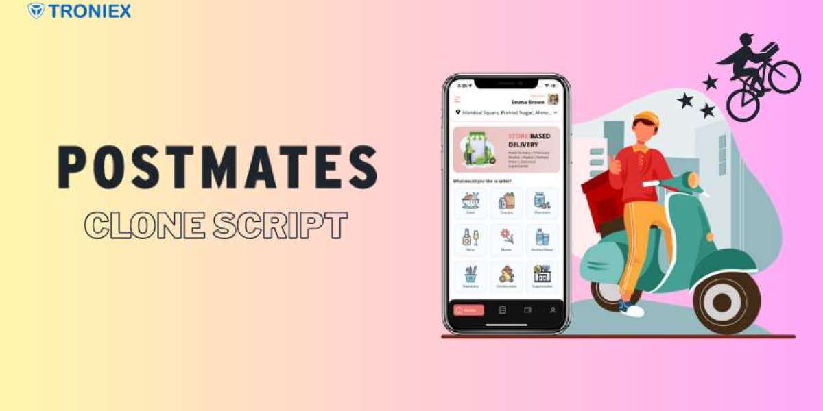 Postmates Clone Script: A Smart Solution for Multi-Delivery Startups