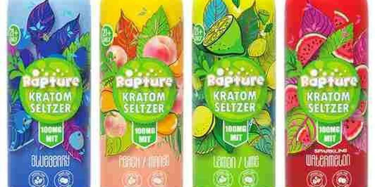 Buy Rapture Kratom Infused 12oz Seltzer Drink 100MG