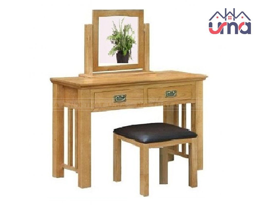 Bàn Trang Điểm Gỗ Tự Nhiên Sang Trọng BTD052 - UMA