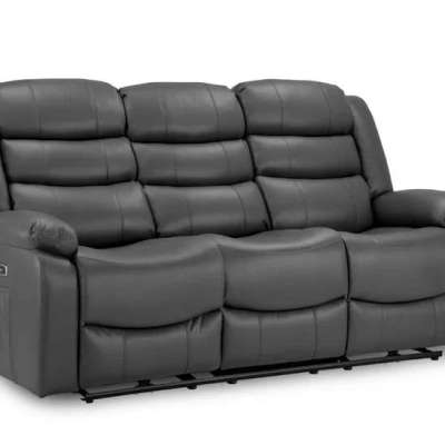 California Leather Electric Recliner Sofa | Grey 3 Seater | 189 CM Profile Picture
